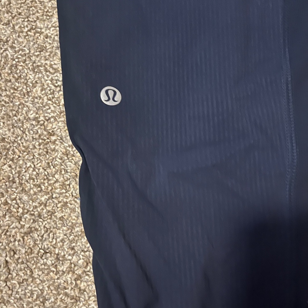 dance studio mid rise cropped pant size 0 color: navy